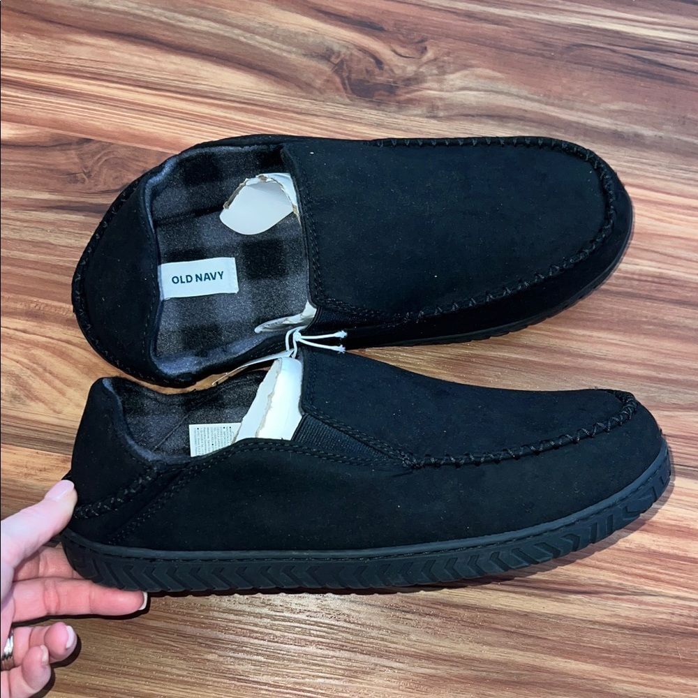 Old Navy Men's Dark Slip-On Loafers